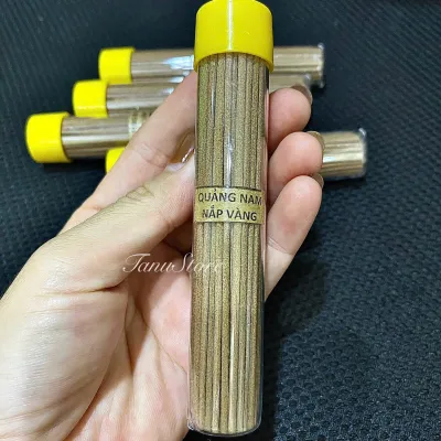 NHANG KHÔNG TĂM TRẦM HƯƠNG QUẢNG NAM NẮP VÀNG- MÙI THƠM DỊU NGỌT DỄ CHỊU- TANUSTORE
