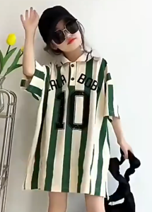 KYII Kids Girls Summer Dress New Big Kids Long T-shirt Dress ky22221