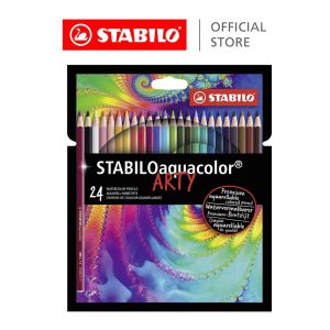 STABILO Aquacolor ARTY Watercolour Colouring Pencils Wallet of 12/24/36