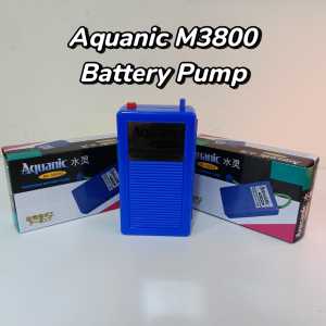 Aquanic M3800 Battery Powered Air Pump for Live Bait Aquariums and Outdoor Use