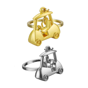 Stylish 3D Golf Cart Keychain Key Holder for Fashion Enthusiasts & Sports Fans Great as a Gift or Keepsakes Trendsetters