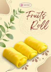 Frozen Fresh Fruit Cream Crepe Roll 3pcs 冷冻鲜果奶油千层卷3个装 - Real Musang King Durian Puree used Swiss RollPerfect for BirthdaysPartiesAfternoon Tea
