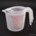 Plastic Measuring Cup with Handle Beaker 250ml Measuring Jug Plastic Measuring Jug Set. 