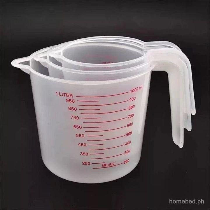 Plastic Measuring Cup with Handle Beaker 250ml Measuring Jug Plastic Measuring Jug Set