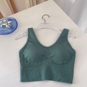 SB-9055 สายเดี่ยว สายเดี่ยวแฟชั่น บราในตัว แบบสวม ผ้าคอตตอนใส่สบาย