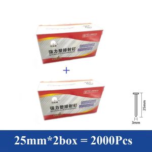 19mm 22mm 25mm 27mm Gas Nailer GSN50/NailTask Nails Paku Gas 1000pcs Steel Concrete Nails