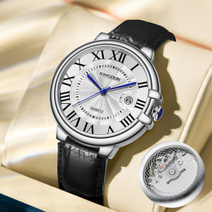 2025นาฬิกาควอตซ์แฟชั่นสำหรับผู้ชายสายหนังกันน้ำใสระดับไฮเอนด์สำหรับธุรกิจนาฬิกาสำหรับผู้ชาย W0057ของขวัญ