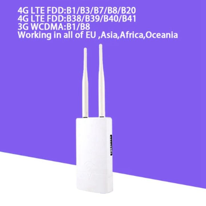 (KWIN) Outdoor 4G 150Mbps Wi Fi Router with Sim Card All Weather Wifi ...