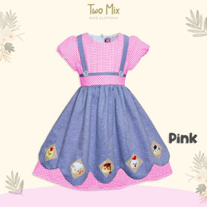 Two Mix - Baju Dress Anak Perempuan Lucu - Outfit OOTD Anak Cewek 1 2 3 4 5 6 7 8 9 10 11 12 Tahun 4187b