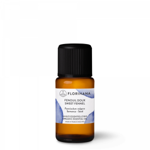 FLORIHANA Sweet Fennel Organic Essential Oil - Aromatherapy Pure Natural | Made in France