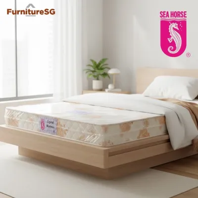 (FurnitureSG) Ready Stock Seahorse 5 or 7 inches Crystal Foam Mattress (Hard) Healthy Single Super Single Queen King