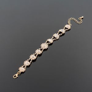 New shiny rhinestone bracelet diamond-encrusted retro Korean pendant bracelet accessories B