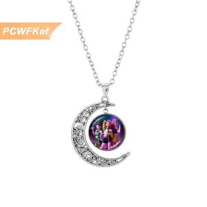 【PCWFKef】 Phim Hoạt Hình Phim Hoạt Hình Phim Hoạt Hình Kpop Quỷ Hunter Mặt Trăng Vòng Cổ In Ảnh Vòng Cổ Có Thể Điều Chỉnh Áo Len Chuỗi Trang Sức Phụ Kiện Quà Tặng
