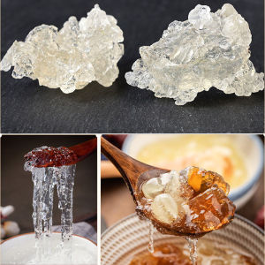[ Three Treasures of Beauty ] Peach gum snow swallow and saponaria rice natural pure three treasures beauty soup  Peach Gum Snow Swallow Saponin Rice gram Peach Resin Tao Jiao