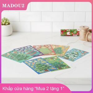 [COD] MADOU2 12 24 miếng dán câu đố đồ chơi Miếng dán làm mặt cây giáng sinh miếng dán văn phòng phẩm chống thấm nước Thủ công mỹ nghệ tự làm