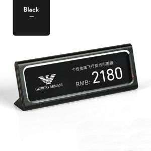 ป้ายราคาโลหะชั้นป้ายราคาบอร์ดแสดงราคาผลิตภัณฑ์ระดับสูง