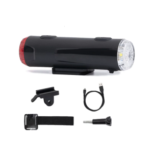 Đèn đầu xe đạp Đèn hậu xe đạp phía trước và đèn hậu có thể sạc lại xe đạp đường trường mũ bảo hiểm ánh sáng đi xe đạp an toàn Đèn cảnh báo