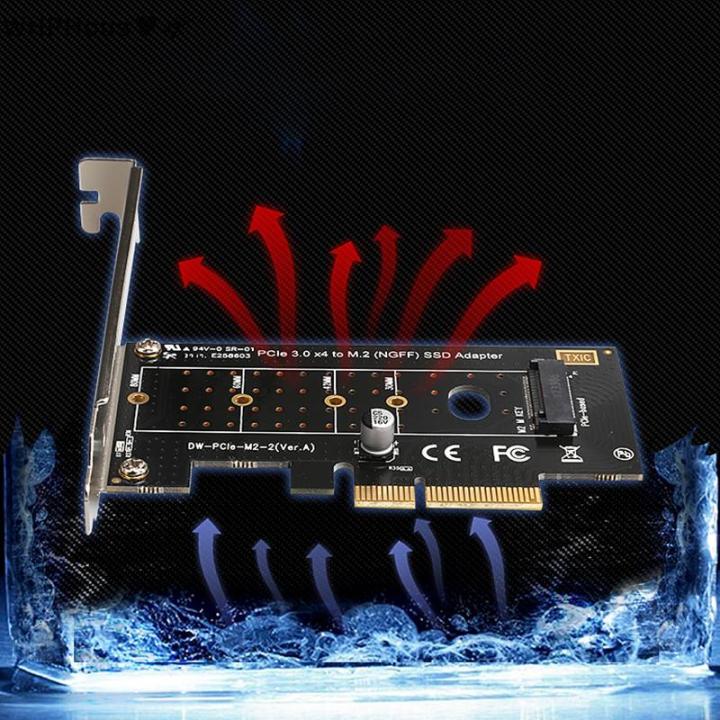 💙🌠🌠 1ชิ้น PCI-Express TO M.2 Solid State Drive อะแดปเตอร์ต่อ PCIe X1 X4 ...