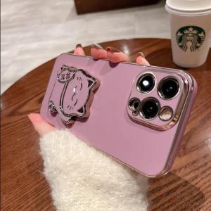 Case REALME C30 NARZO 50i Prime 50A 50i Narzo 20 20A 30A Soft Casing Hp Plating Silikon Cat Dudukan Lipat Kucing