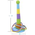 Kids Throw Circle Toy Mini Hoop Ring Toss Children Creative Educational Toys Ferrule Stacked Toys Circle Layers 投掷套圈玩具. 