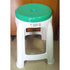 869 Rattan Round Plastic Adult Stool Chair