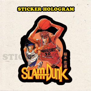 Stiker Hologram slamdunk ukuran 8 cm