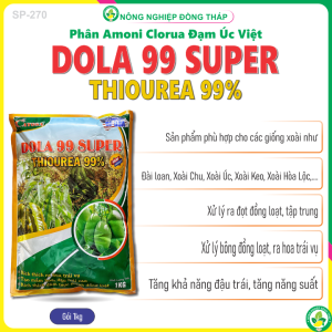 Phân Amoni Clorua Đạm Úc Việt DOLA 99 SUPER Thiuore 99% (Gói 1kg)