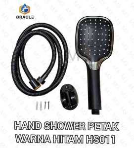SHOWER MANDI / HAND SHOWER PETAK BLACK / HAND SHOWER PETAK HS011