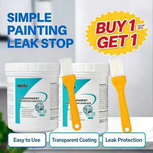 【Buy 1 get 1】 AYXU Transparent WaterProof Adhesive strong glue waterproofing paint transparent With Brush
