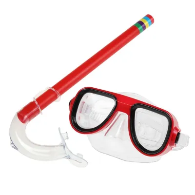 CHIC Kids Anti Fog Swimming Dry Tube Children Snorkeling Gear Snorkel Set Scuba Diving Kids Diving