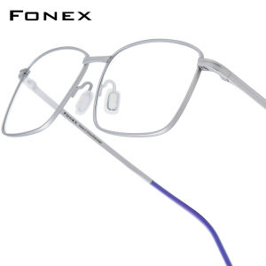FONEX Pure Titanium Glasses Frame Men Brand Design Square Eyeglasses Ultralight High-Quality Japanese Custom Optical Eyewear 85705