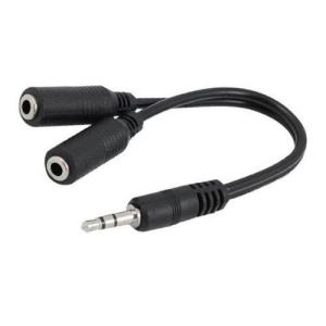 [SG] 1-to-2 Audio Splitter 3.5mm Sound Adapter 1 male to 2 female Split Cable Jack Splitter for earphones headphones