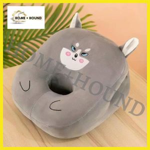 HOME + HOUND 1pcs Neck Nap Pillow Cartoon Plush Toy Pillow Portable Travel Noon Pillow Office Cushion Arm Rest Pillow