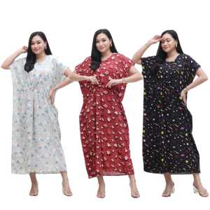Daster Lowo Jumbo Rayon Premium Serut Busui Nyaman Adem