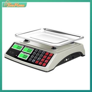 【Fast Delivery】40kg/1g Commercial Price Scale LCD Digital Display Food Produce Scale Waterproof Electronic Small Scale for Vegetables【Arrive 1-3 Days】