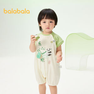 Balabala Baby Clothes Boys Onesie Girls Clothing Crawl Suit 2024 New Summer Style Comfortable And Breathable