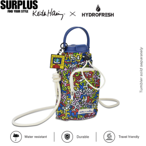Surplus Keith Haring x Hydrofresh Tumbler Bag With Front Zippered Pouch