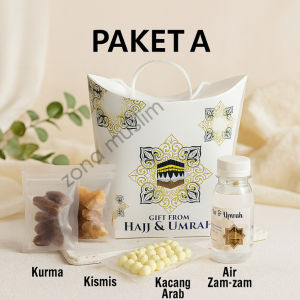 PAKETAN OLEH OLEH HAJI UMROH ISI 25PCS DUS TALI HAMPERS MAKANAN / PAKET HEMAT
