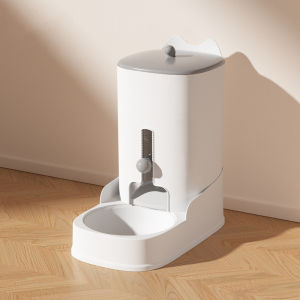 Automatic Pet Feeder Large Capacity Cat Dog Food Water Dispenser Gravity Flow Anti Spill Bowl Bekas Makanan Kucing