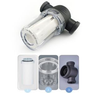 Tap Water Pre Purifier Inlet Filter – Plastic Pipe Compatible with Fine Filter Screen