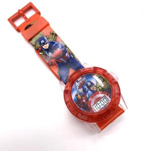 Boiboiboy Spiderman Batman Avengers Cars Transformers Tobot boys kids children toy projector digital watch have light and music