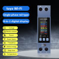Tuya WiFi 9in1 Power Meter AC Energy Meter APP Control 100-290V/40A Voltage and Current Meter Electricity Meter Smart Life. 