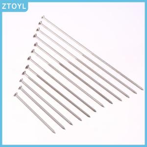 ZTOYL 5 10Pcs M4 Lengthening Flat Head Tapping Long Wood Screw Stainless Steel Cross Countersunk Head Self Tapping Screws