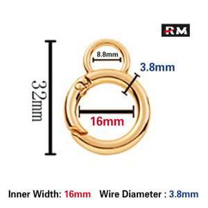 2 GÓI| Dây Xích Túi Khóa Kết Nối 8 Hình Vòng Lò Xo Túi Dây Đeo Móc Khóa Quần Áo Hành Lý Phần Cứng Phụ Kiện Mở Vòng Thú Cưng Khóa Chó Móc Chìa Khóa Xe Hơi Khóa Trang Trí Khóa