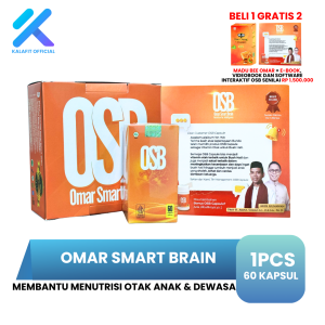 OSB Vitamin Kecerdasan Otak Omar Smart Brain Vitamin Otak 60 Kapsul