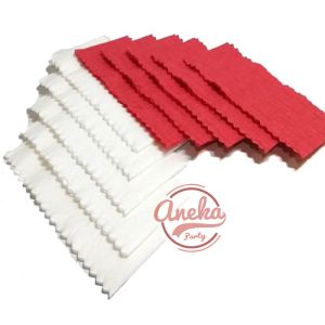 kertas krep merah putih / hiasan 17 agustus / kertas hias / hiasan HUT RI kertas dekorasi agustus