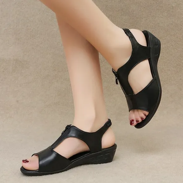 2 inch wedge heel hot sale shoes