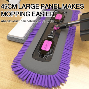 Water-absorbent Mop Operating Experience Work Efficiency High Water Absorption Liquid Chenille