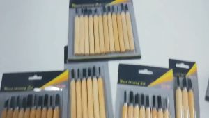 12Pcs Wood Carving Chisel / Pisau Ukir / Alat Cukil / Alat Pahat