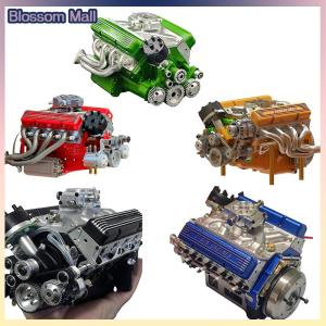 [Blossom] Binray Cison V8 Engine Kit Gas Small-Block Engine Model Kits Mini Build Your Own Stem Cison Running Engine Kits That Runs